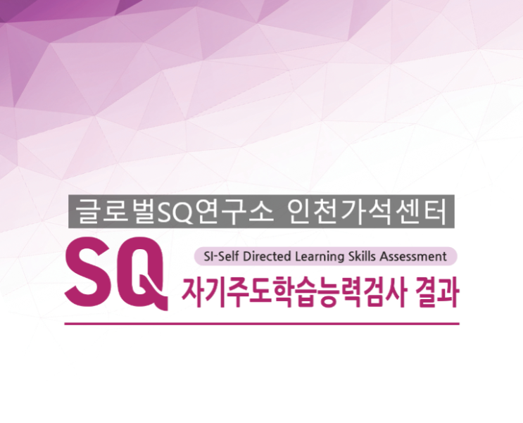 SQ 자기주도 학습능력 검사