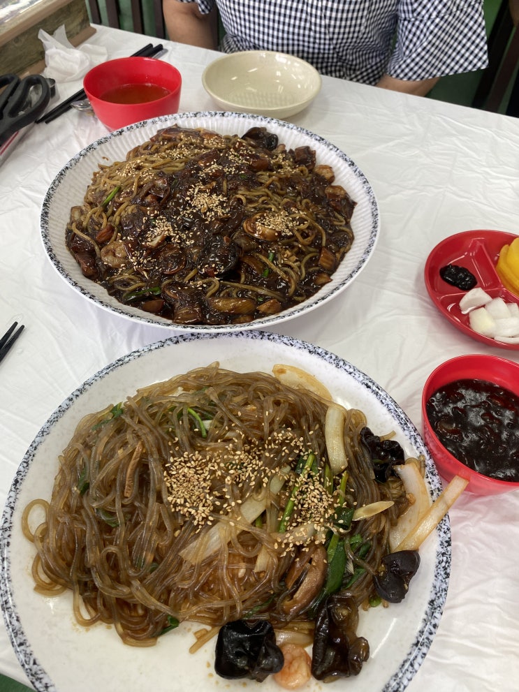  군산 비응도동 대박짜장 단체모임추천 비응항맛집 쟁반짜장 잡채밥 맛도리