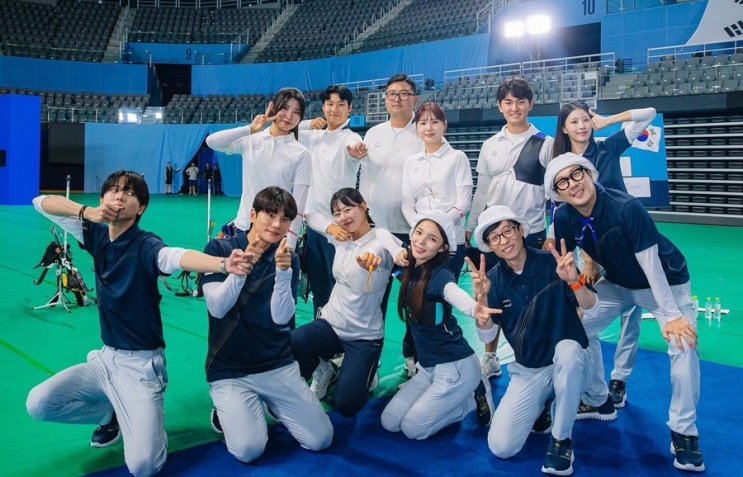 놀면뭐하니 <b>양궁</b> 대표팀 <b>김우진</b> 임시현 이우석 김제덕 남수현... 
