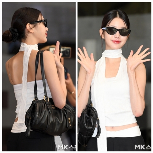장원영, 김포공항서 무더위 날리는 ‘파격 노출’ 배꼽을 너머 ‘백....
