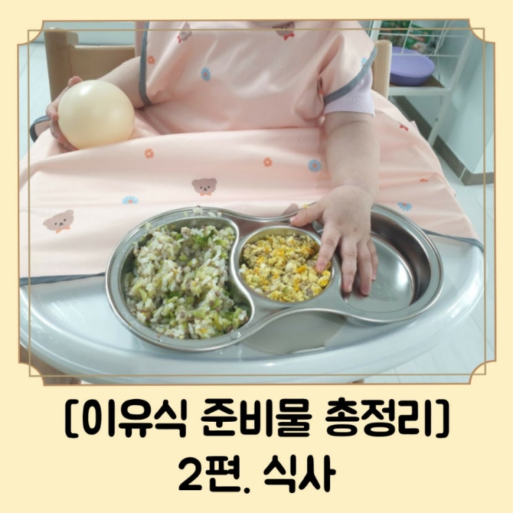  이유식 준비물 내돈내산 리스트 2편 / 하이체어 흡착식판 등