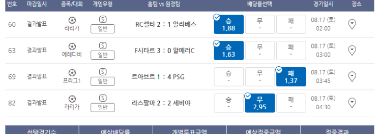 프로토 8/16일 해축 본격 개막전 적중 및 한폴낙 프로토 8/16일 해축 본격 개막전 적중 및 한폴낙
