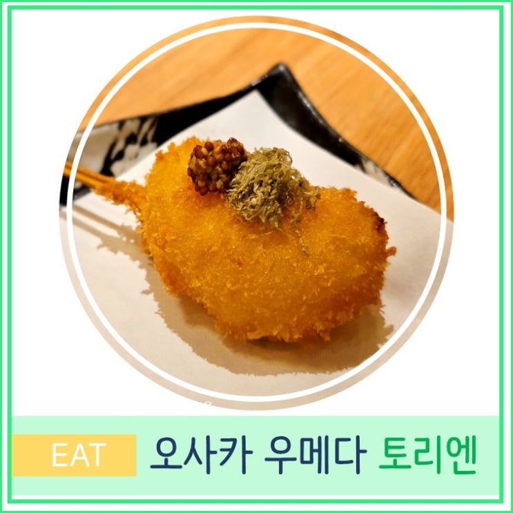 오사카 자유여행 우메다 지하상가 야키토리 현지인 추천 이자카야 맛집 토리엔