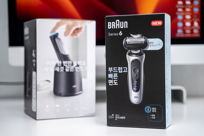 입문용 저자극 전기면도기 브라운 시리즈6 매력적인 이유