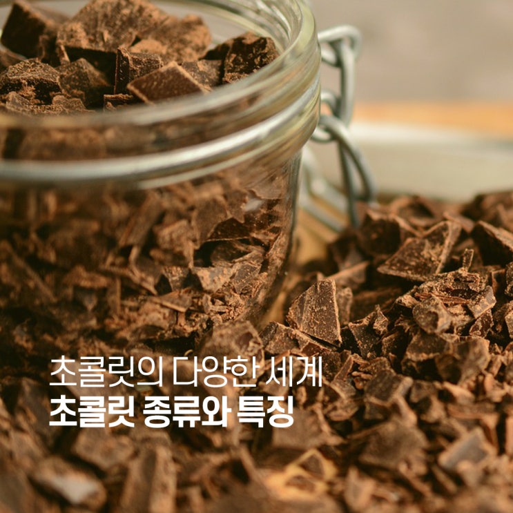  초콜릿의 다양한 종류와 특징 알아보기