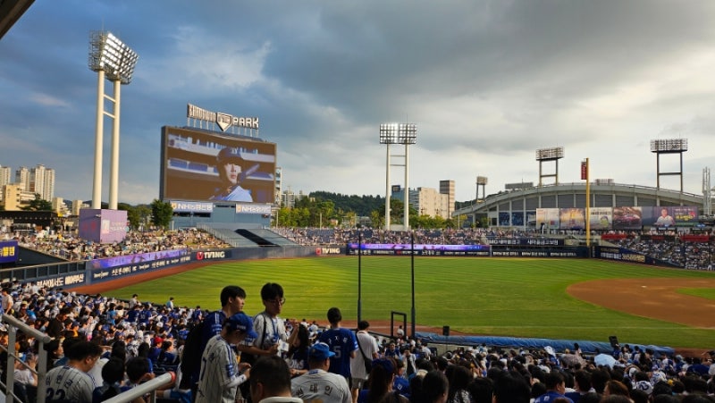 2024 프로야구 창원NC파크 직관후기, 좌석배치도, 주차정보, 내야 1루 시야 208블럭