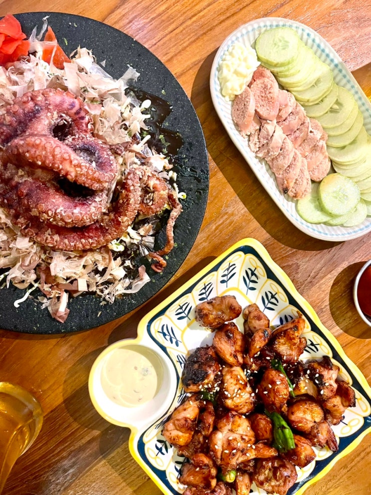 대구 수성구 복개도로 가성비 좋고 문어오꼬노미야끼가 유명한 이자카야 다이닝타몽 수성점