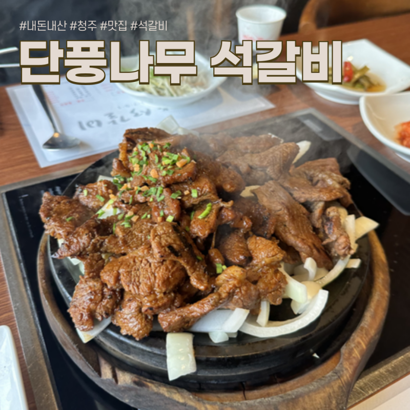 [청주 죽림동 맛집] 단풍나무 석갈비 : 석갈비 맛집, 가족 식사 추천 맛집