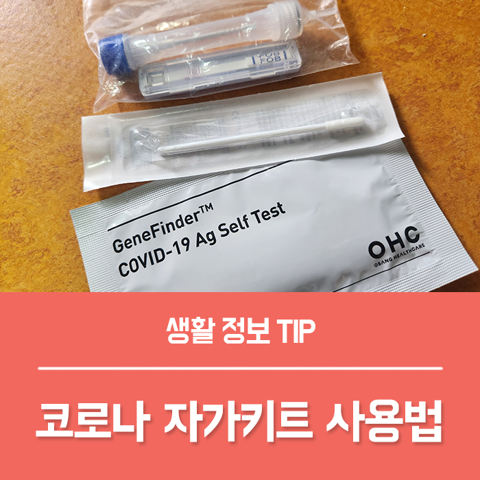  코로나 키트 검사방법, 코로나 음성 양성 뜻 코로나 자가키트 사용법 총정리!
