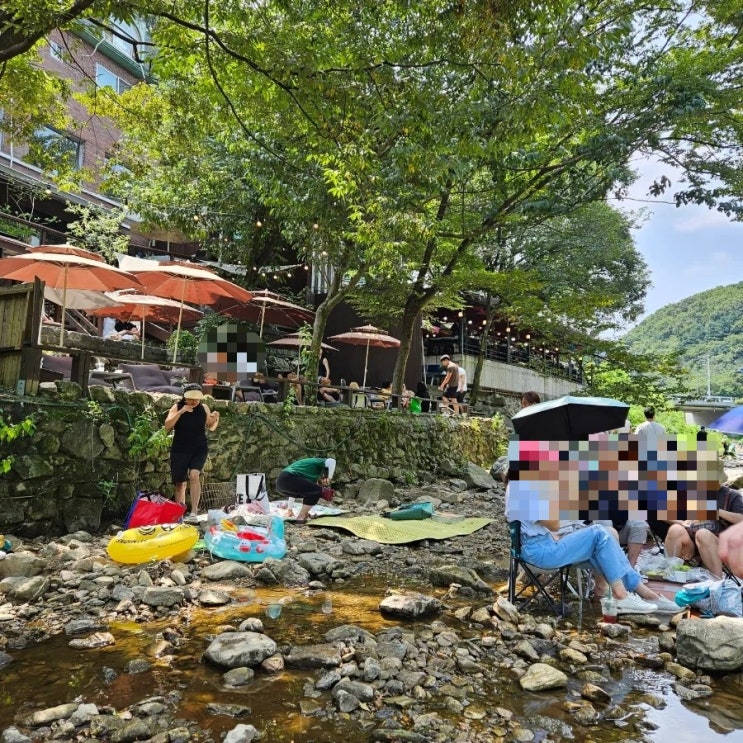  고기리 계곡뷰와 누룽지 닭백숙의 환상조합  [고기동 스톤하우스 가든 방문후기]