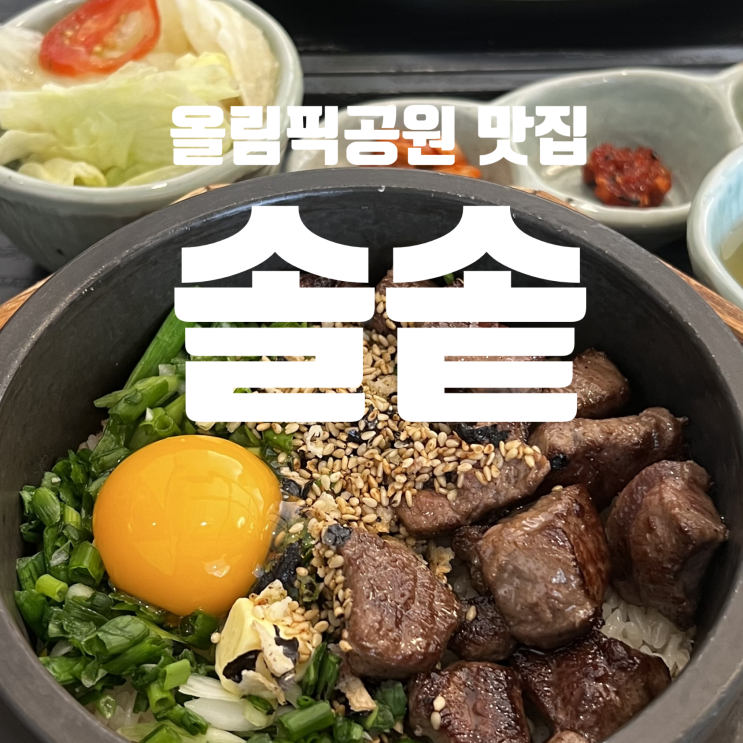  둔촌동 맛집 솔솥 올림픽공원점 내돈내산 후기