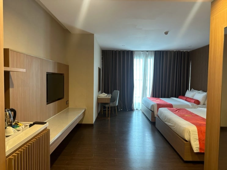  대구 나트랑 시내 가성비 숙소 나트랑 Virgo Hotel 버고 호텔 픽업 숙소 내부 수영장 조식 후기