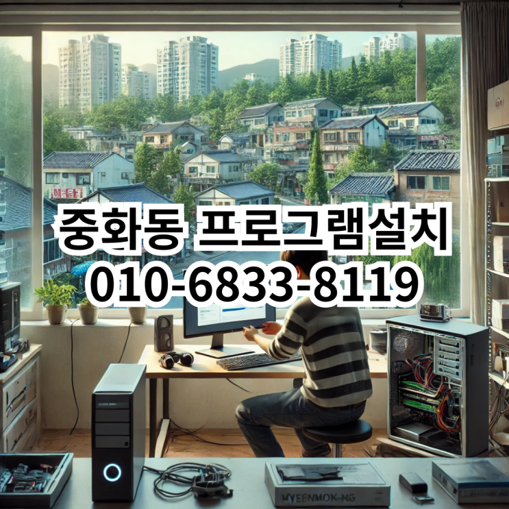  중화동 프로그램 설치 서비스 - 동네형컴퓨터