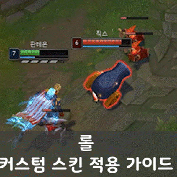  롤 커스텀 스킨 적용 간단한 가이드
