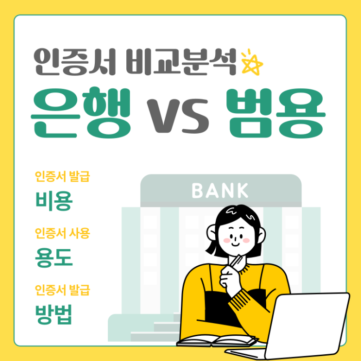 은행 인증서와 공동인증서, 정확히 이해하기!