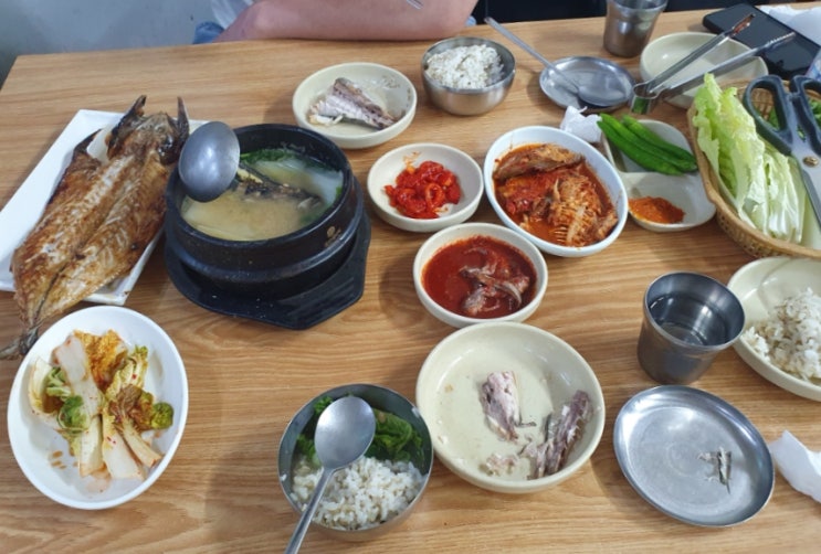  제주도민 추천 각재기국 돌하르방식당