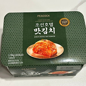 이마트 피코크 조선호텔 맛김치 1.9kg 내돈내산 후기