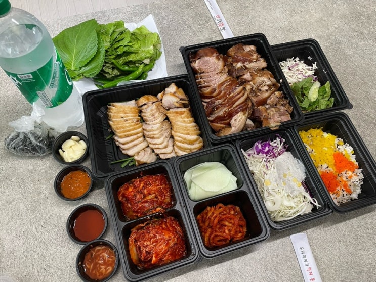  수완지구 배달 맛집 깐깐한족발수완점 족보세트 먹어봤어요