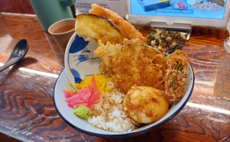  동백텐동 도요텐동(주차가능)