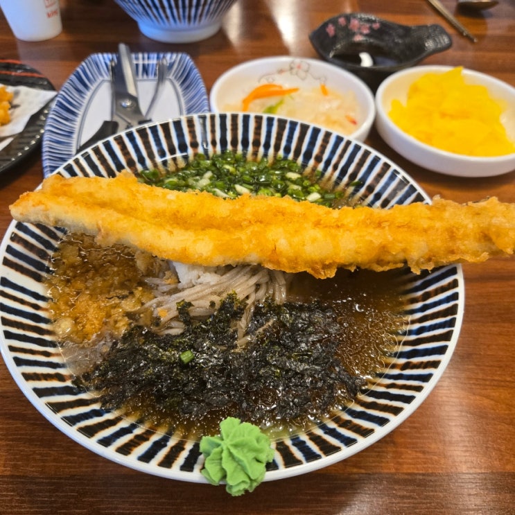  [여주 맛집/소복소복] 새우&장어 튀김이 올라간 살얼음 동동 시원한 냉소바