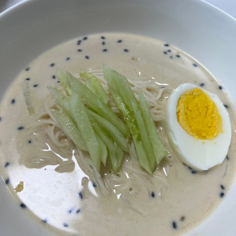 할매손 콩국수용 콩가루로 콩국수 만들기