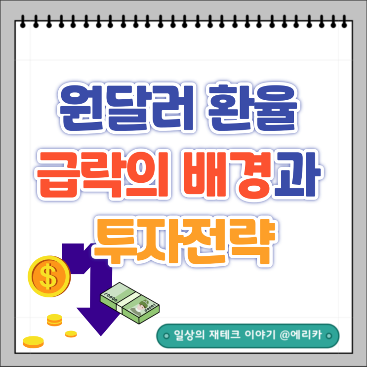  원달러 환율 급락의 배경과 투자전략