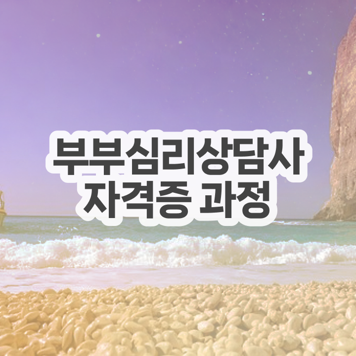  부부심리상담사1급자격증준비 , 부부심리상담사 자격증 20일 만에 취득한 과정 및 구직정보