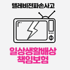텔레비젼파손사고 일상생활배상책임보험으로 처리하는 방법 보상방법