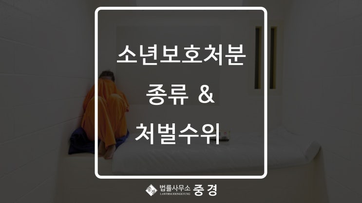 소년 보호 처분의 종류와 처벌 수위