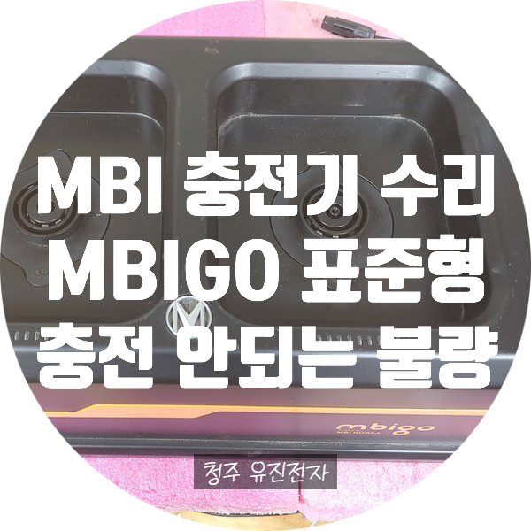  mbi 충전기 mbigo 충전기 엠비고 충전기 표준형 충전기 충전 안되는 고장 수리