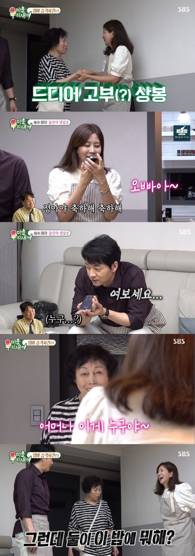 " 김승수, 양정아와 집 데이트..母 기습 방문[밤TView][<b>미우새</b>]