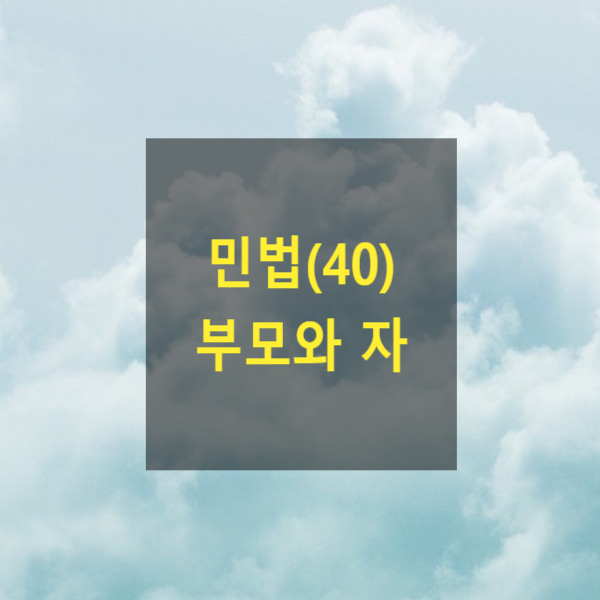  핵심만 알아보는 민법(40) - 부모와 자(친생자, 친생부인, 친생자관계존부확인, 임의인지, 재판상 인지, 입양, 파양, 친양자, 친권, 거소지정권, 대리권, 동의권, 이해상반)