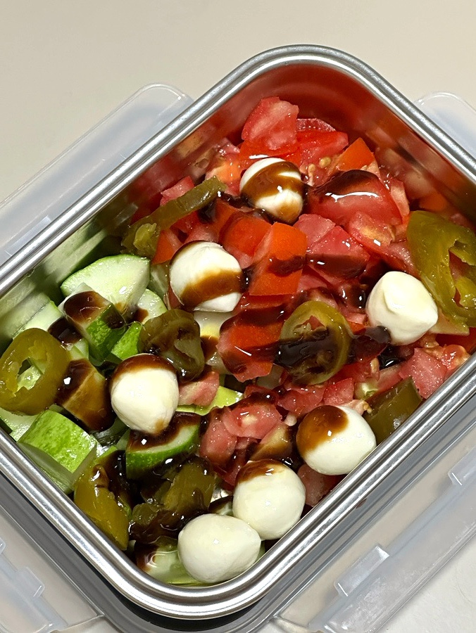  초간단 다이어트 샐러드 재료 보코치니 토마토 오이 레시피
