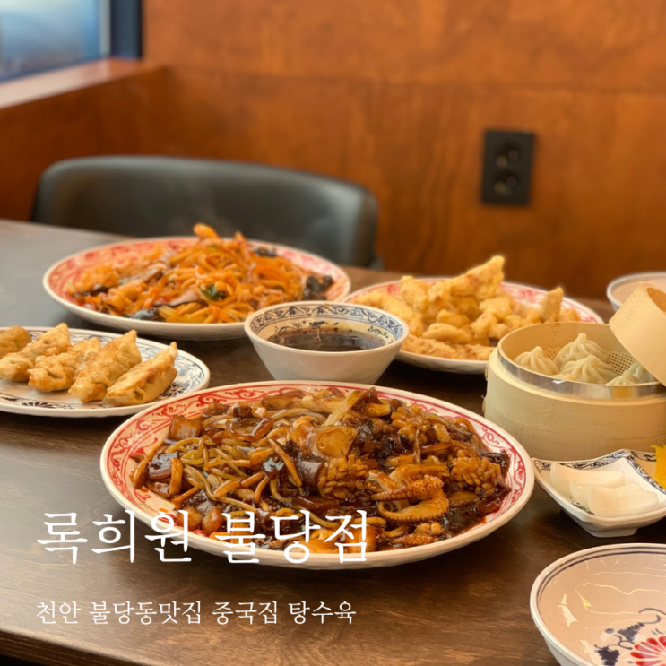  불당동맛집 록희원 불당점 중국집 탕수육