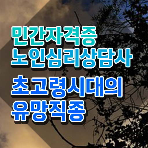  노인심리상담사 1급 , 노인심리상담사 자격증 취득한 정보 정보를 알고싶다면
