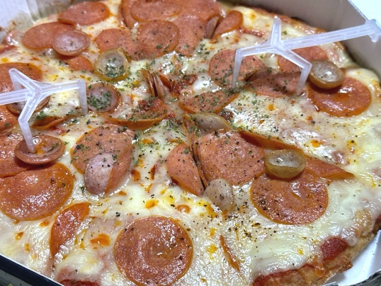  망포동 피자 포르타나 신영통점 폭신한 감자도우 피자 한판