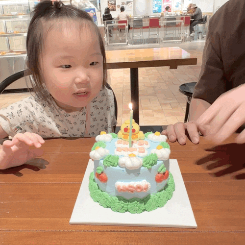  안산 레터링케이크 특별한 기념일 롯데백화점 해피베어데이 생일