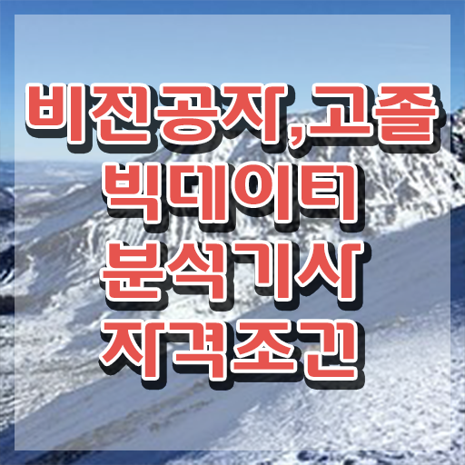  빅데이터 분석 기사접수 빅데이터분석기사 시험응시조건 온라인으로 4달 안에 준비한 팁