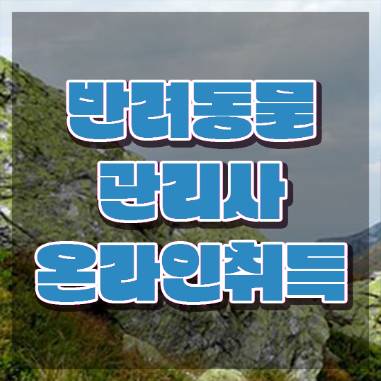  반려동물목욕관리사 , 반려동물관리사 자격증 온라인으로 쉽게 취득한 과정 , 전망
