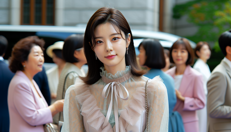  20대 여름 결혼식 김혜윤 하객패션