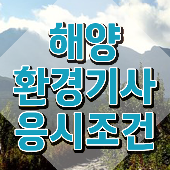  해양환경기사 필기 해양환경기사 응시자격 온라인 과정으로 쉽고 빠르게 성공한 팁