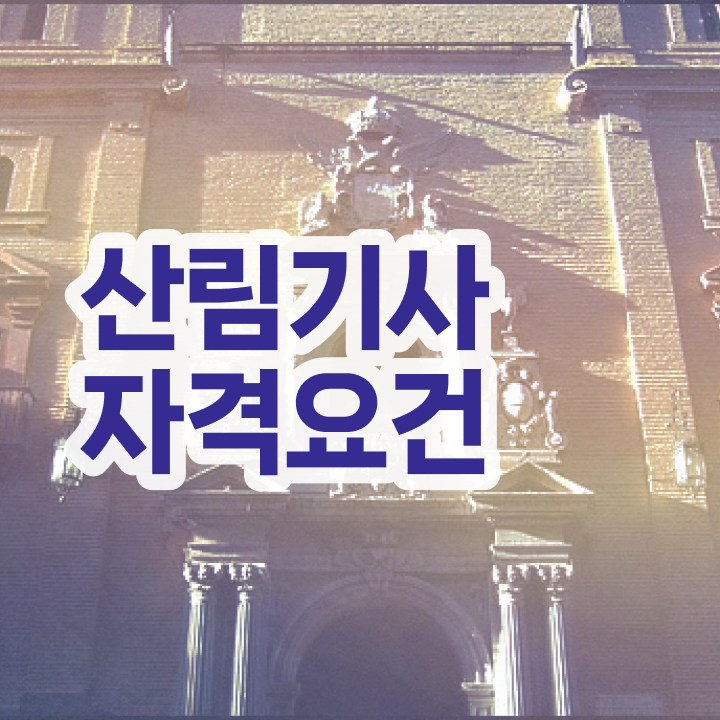  산림기사 연봉 산림기사 응시조건 온라인 과정으로 5개월 만에 준비한 전략