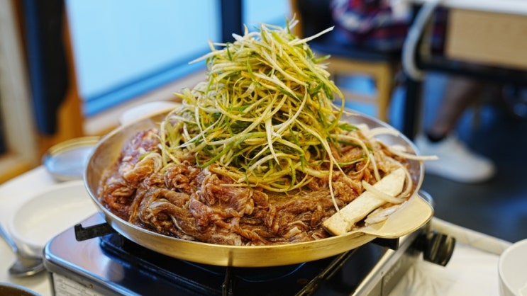  청초호 맛집 1탄 강릉불고기속초점 파산더미불고기 대박!