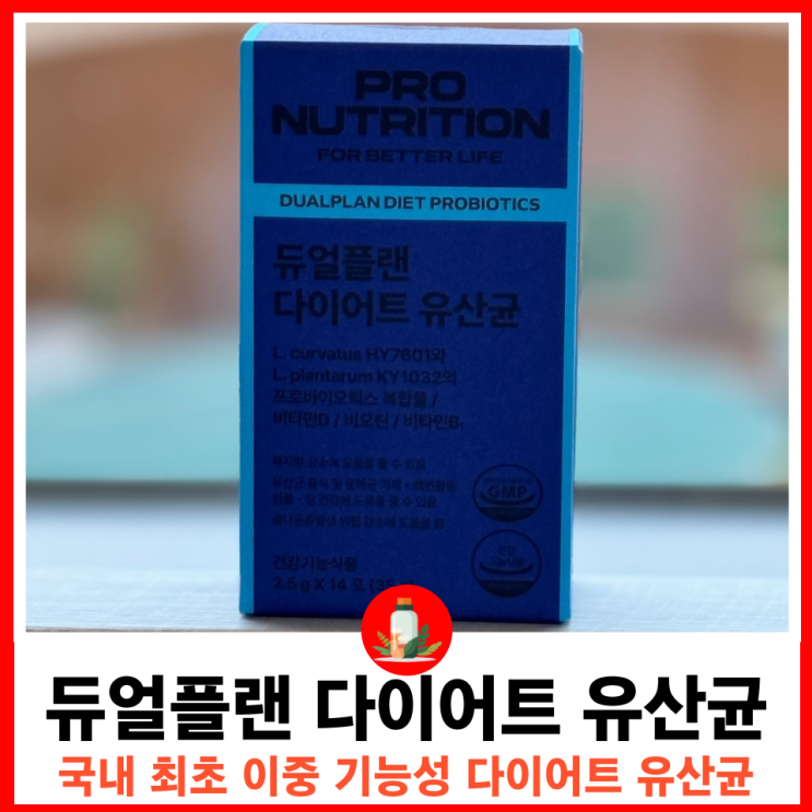  듀얼플랜 다이어트 유산균으로 장 건강 개선 염증지방균을 억제하는 체지방 컷팅제