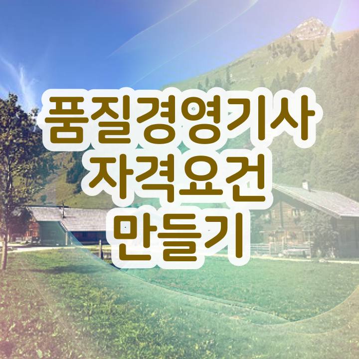  품질경영기사 응시자격 , 품질경영기사 비용없이 온라인으로 취득 정보  품질경영기사 응시자격 품질경영기사 시험응시조건 인강만 듣고 15주만에 성공한 비법