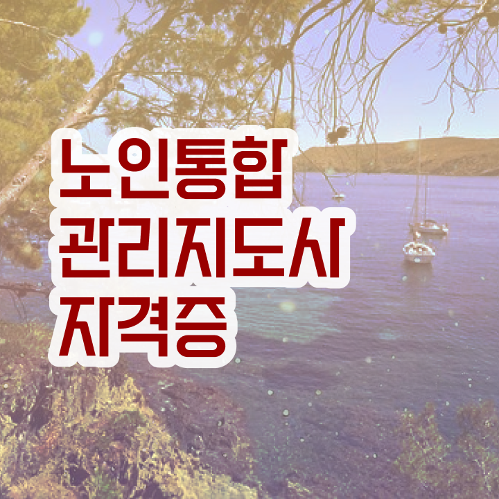  40대후반자격증 , 노인통합관리지도사 온라인으로 단기간에 끝내는 방법