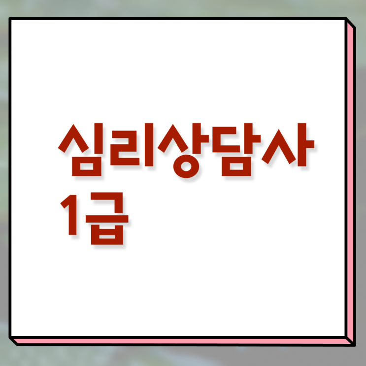  아동 심리학 자격증 , 심리상담사 자격증 온라인으로 준비한 과정 정리