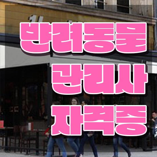  반려동물식품관리사 , 반려동물관리사 자격증 취득한 정보 알아볼게요