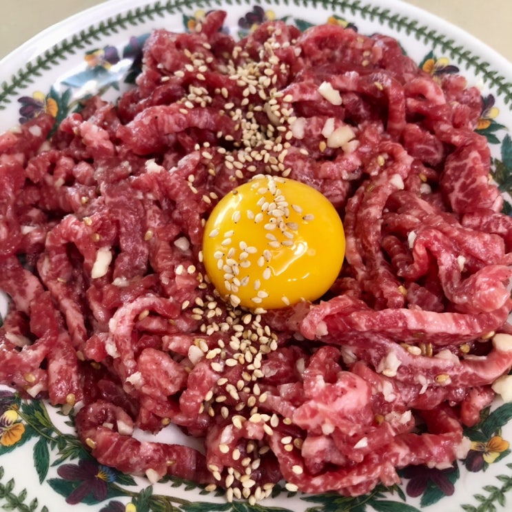  인천 옥련동 정육점 한가득축산 한우 고기 육회 맛집 킹정
