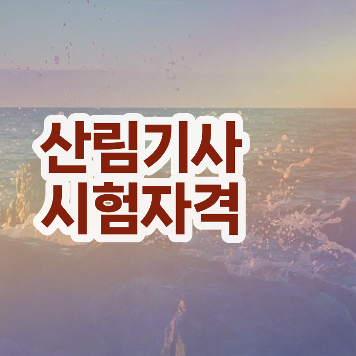 산림기사 취업 산림기사 응시조건 온라인으로 15주만에 완료한 전략